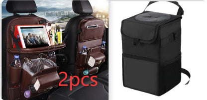PU Leather Car Seat Back Organizer
