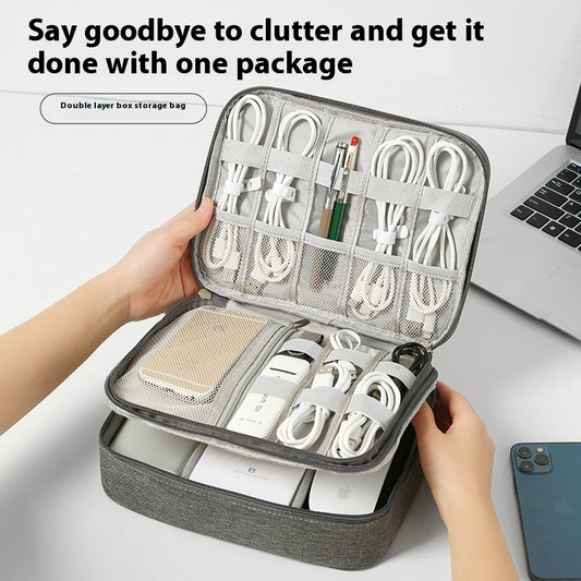 Portable Digital Cable Organizer Bag