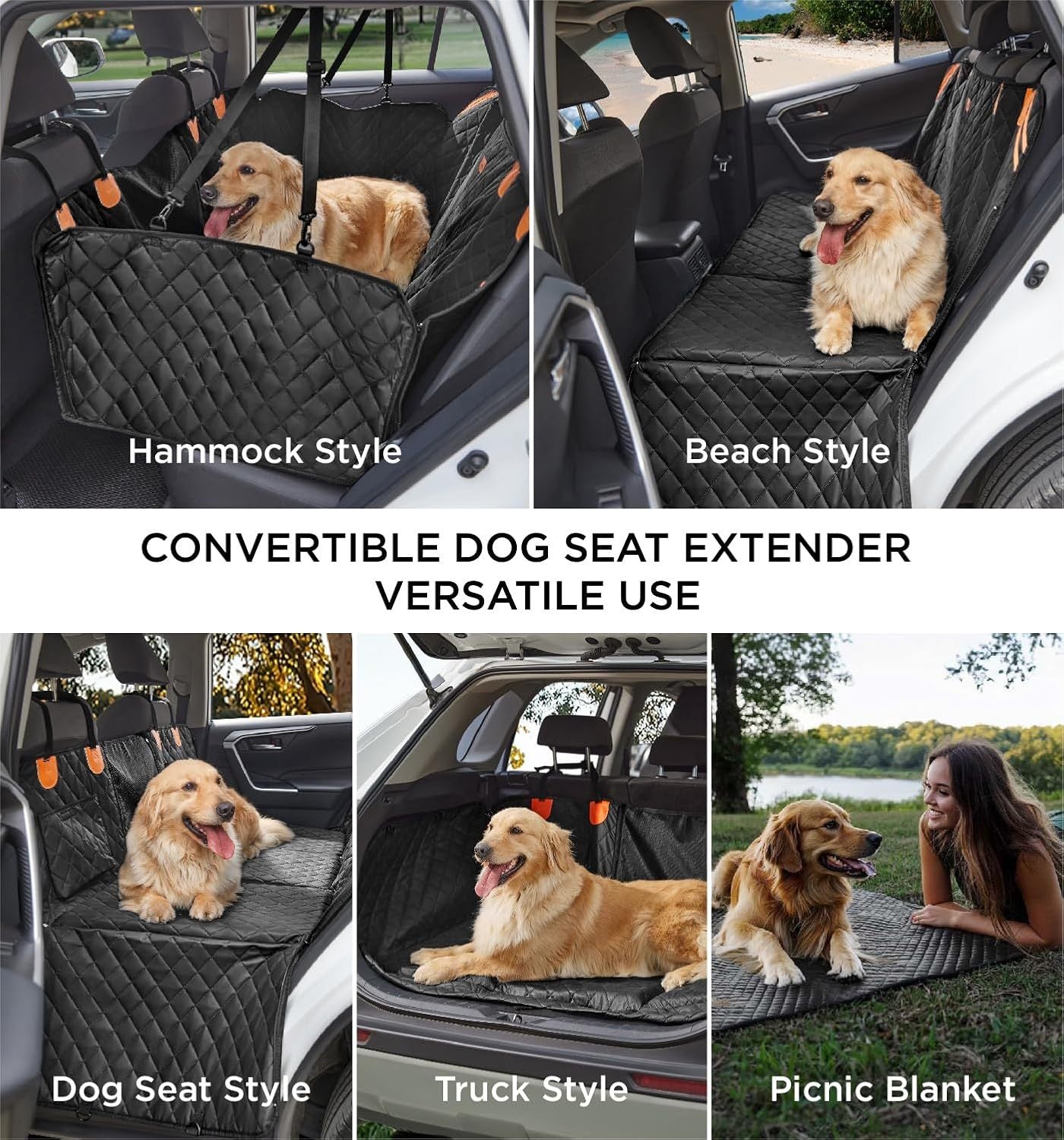 Waterproof Dog Car Seat Cover Hammock