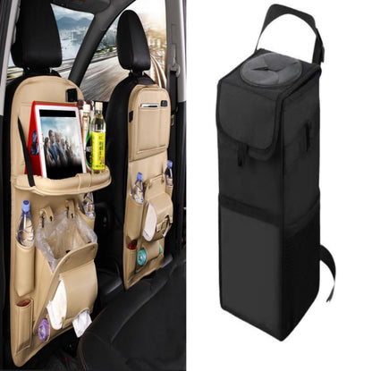 PU Leather Car Seat Back Organizer
