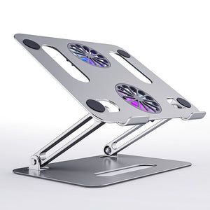 Foldable Aluminum Laptop Stand with Cooling Fan