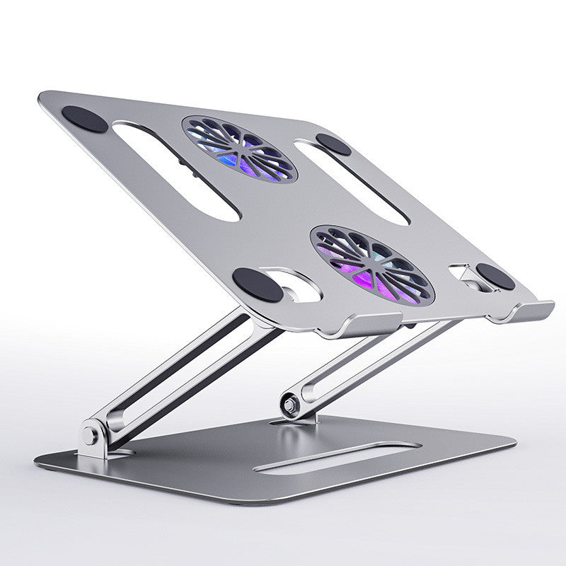 Foldable Aluminum Laptop Stand with Cooling Fan